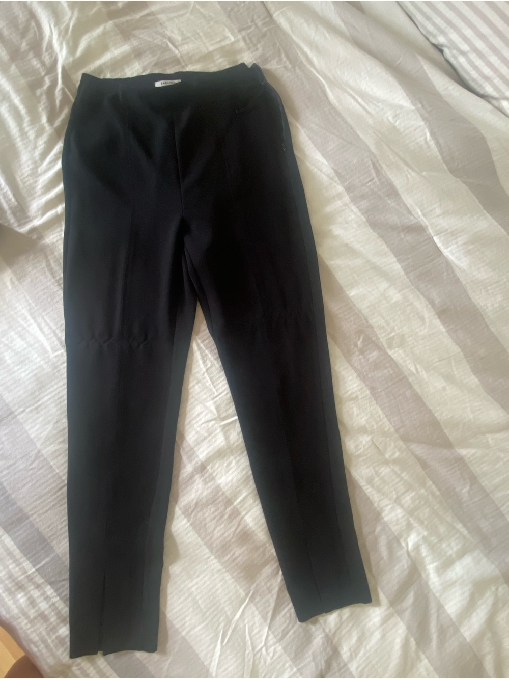 Babaton Black Straight-Leg Dress Pants